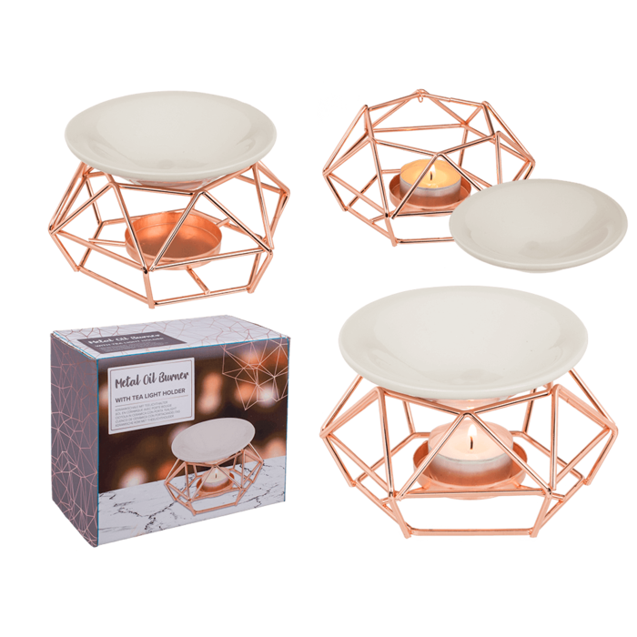 Keramikschale auf roségoldenem