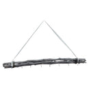 Wanddeko "Bündel", grau, z. hängen, 8 Haken, gr., ca. 80cm