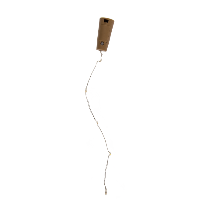 Flaschenkorken-Lichterkette mit 5 warmweißen LED