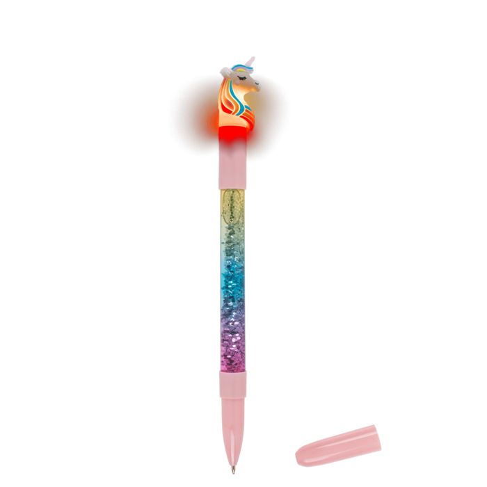 Kugelschreiber, Einhorn, mit Glitter &
