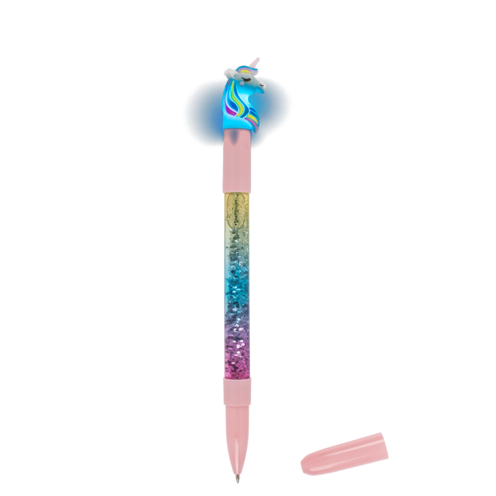 Kugelschreiber, Einhorn, mit Glitter &