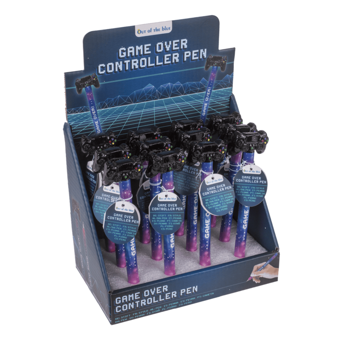 Kugelschreiber, Controller - Game over, ca. 16 cm,