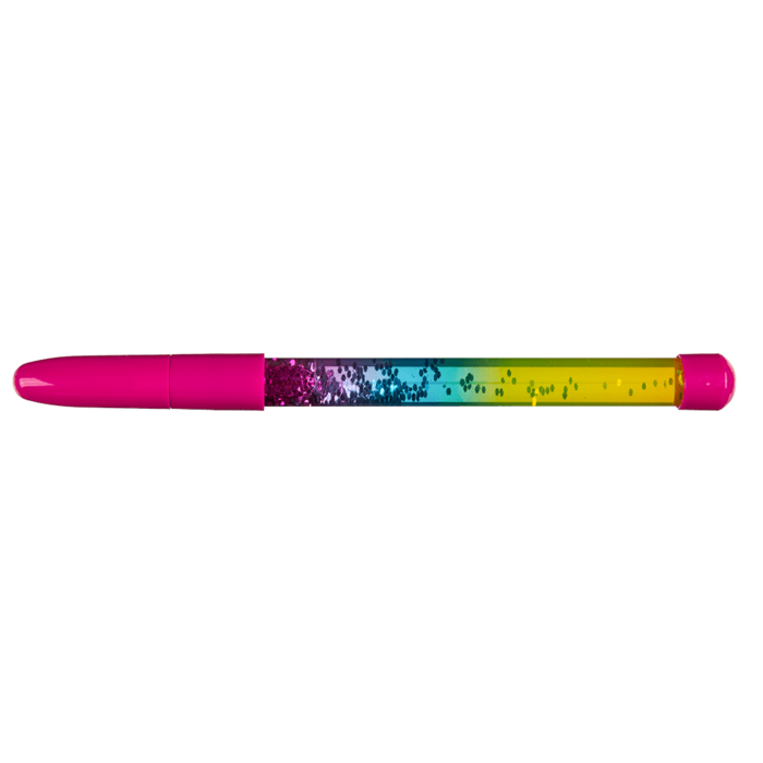 Kugelschreiber, Liquid-Glitter, ca. 19,5 cm,