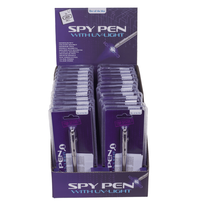 Geheimstift, Spy Pen, mit unsichtbarer Tinte &