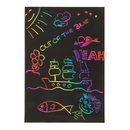 Kratzpapier, Colourful, ca. 21 x 14,5 cm,
