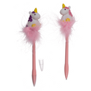 Kugelschreiber, Einhorn, mit Pom Pom & LED