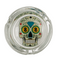 Glas-Aschenbecher, Coloured Skull, ca. 8 x 4 cm,