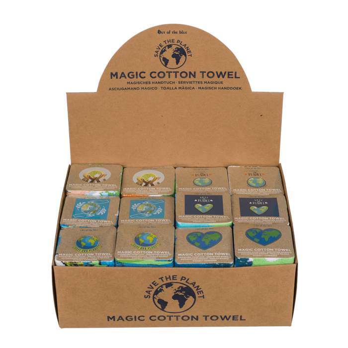 Magisches Baumwoll-Handtuch, Save the Planet,