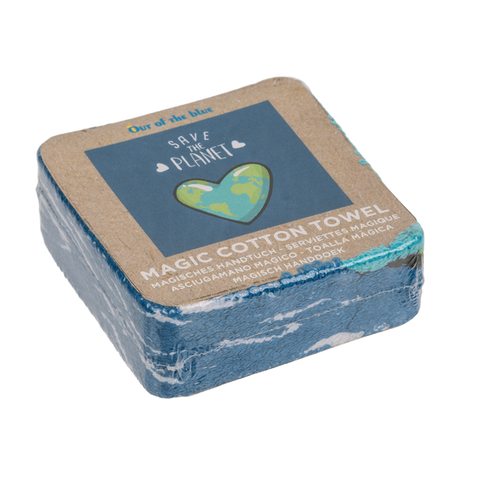 Magisches Baumwoll-Handtuch, Save the Planet,