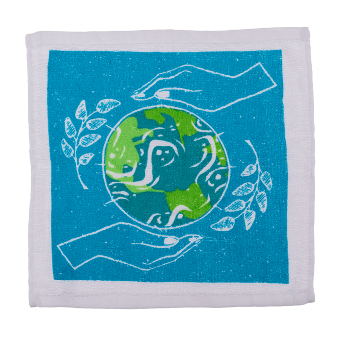 Magisches Baumwoll-Handtuch, Save the Planet,