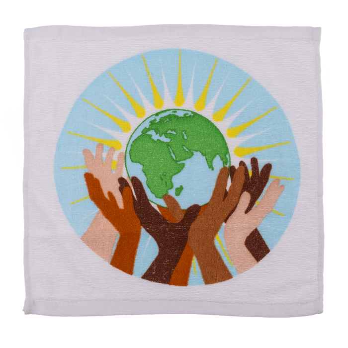 Magisches Baumwoll-Handtuch, Save the Planet,