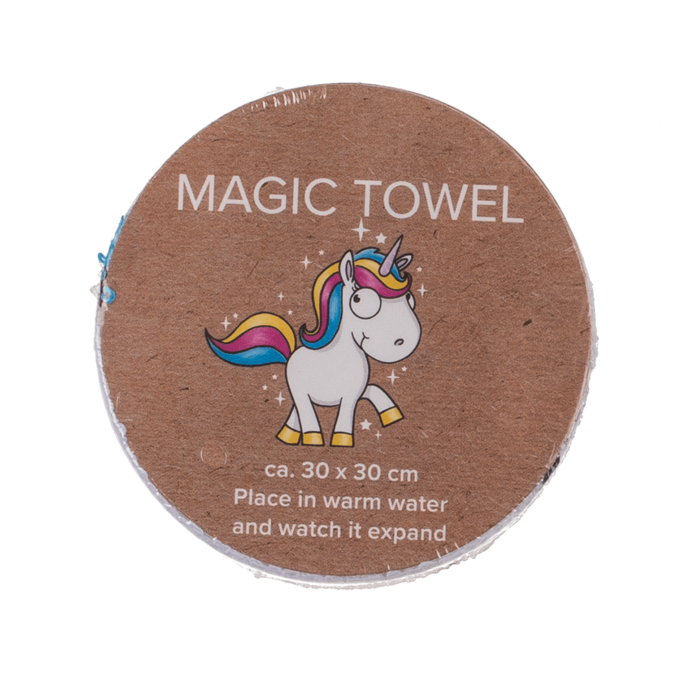 Magisches Baumwoll-Handtuch, Comic Einhorn,