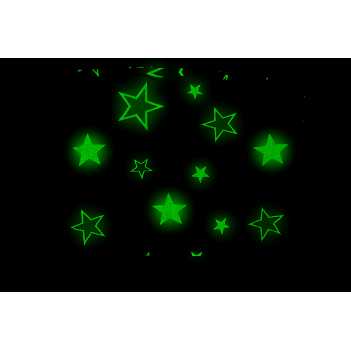 Kuscheldecke mit Sternen, Glow in the dark,