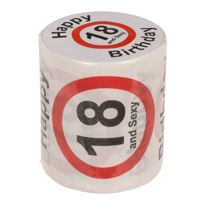 Toilettenpapier, Happy Birthday - 18, 30, 40 & 50