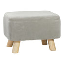 Hocker rechteckig, grau, ca. 28cmH