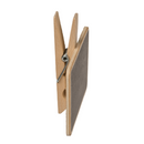 Holz-Tafel mit Clip, zum Beschriften,