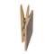 Holz-Tafel mit Clip, zum Beschriften,