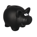 Spardose, Schwarzes Schwein, mit Kreide