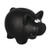 Spardose, Schwarzes Schwein, mit Kreide