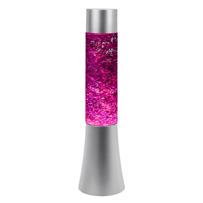 Glitter-Leuchte mit farbwechselnder LED,