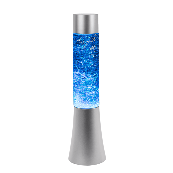 Glitter-Leuchte mit farbwechselnder LED,