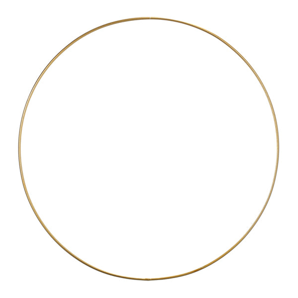 Ring zum Hängen DIY, gold, groß, ca.50cmD