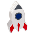 Nachttischleuchte mit Sternenprojektor, Rakete,