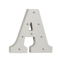 Beleuchteter Holz-Buchstabe A, mit 8 LED,