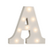 Beleuchteter Holz-Buchstabe A, mit 8 LED,