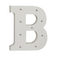 Beleuchteter Holz-Buchstabe B, mit 9 LED,