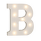 Beleuchteter Holz-Buchstabe B, mit 9 LED,