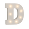 Beleuchteter Holz-Buchstabe D, mit 7 LED,
