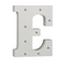Beleuchteter Holz-Buchstabe E, mit 9 LED,