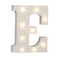 Beleuchteter Holz-Buchstabe E, mit 9 LED,