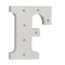 Beleuchteter Holz-Buchstabe F, mit 7 LED,
