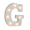 Beleuchteter Holz-Buchstabe G, mit 7 LED,