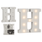 Beleuchteter Holz-Buchstabe H, mit 9 LED,