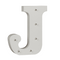 Beleuchteter Holz-Buchstabe J, mit 6 LED,