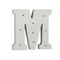 Beleuchteter Holz-Buchstabe M, mit 9 LED,