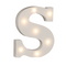 Beleuchteter Holz-Buchstabe S, mit 7 LED,