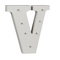 Beleuchteter Holz-Buchstabe V, mit 7 LED,