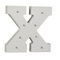 Beleuchteter Holz-Buchstabe X, mit 8 LED,