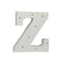 Beleuchteter Holz-Buchstabe Z, mit 8 LED,