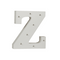 Beleuchteter Holz-Buchstabe Z, mit 8 LED,