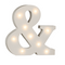 Beleuchtetes Holz-Zeichen &, mit 9 LED,