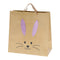 Kraftpapier Geschenktüte Hase, 3D, L, ca. 38cmH