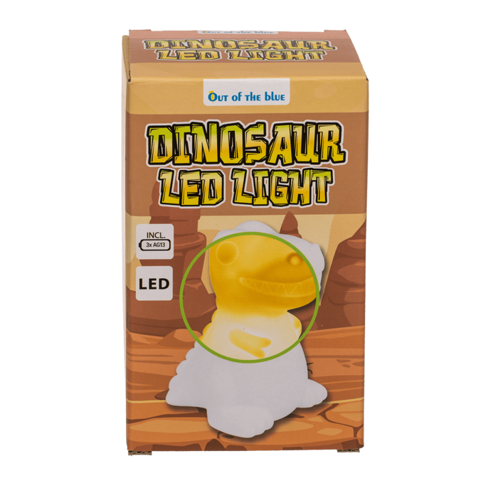 Leuchte, Dinosaurier, mit LED (inkl. 3 x KZ AG13