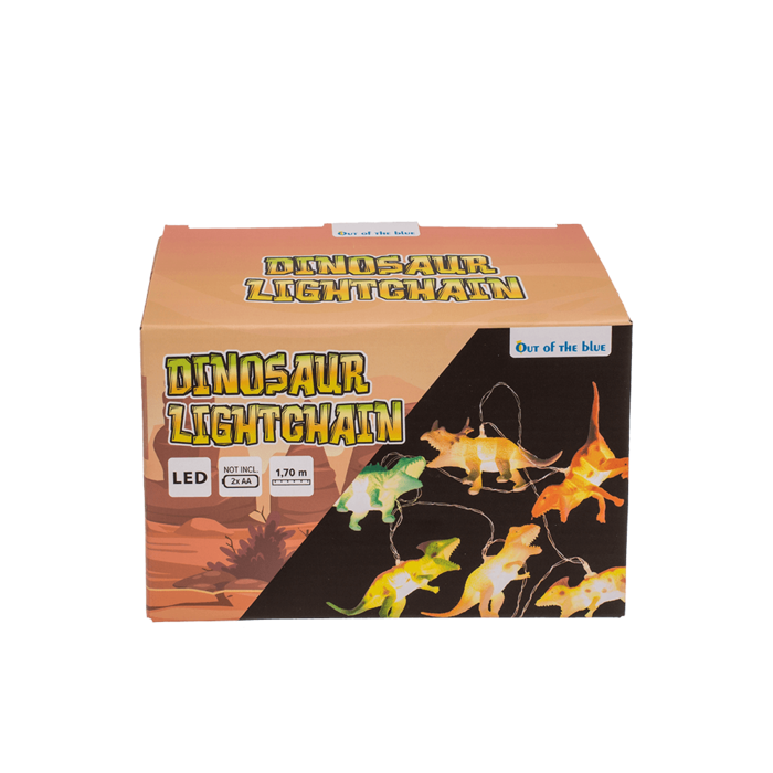Lichterkette, Dinosaurier, mit 10 LED,
