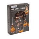 Lichterkette, Glitter-Glühbirnen, mit 10 LED,