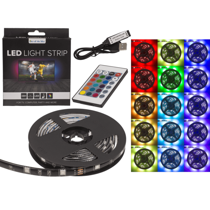 Leuchtstreifen mit farbwechselnder LED, L: 2 m,